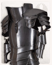 Coraza medieval en acero pulido, modelo Vigor