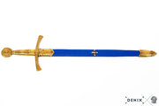 Abrecartas con funda de espada medieval Francia S. XIV