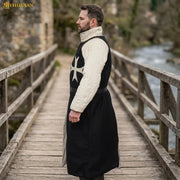 Túnica medieval de los Caballeros Hospitalarios, en lana
