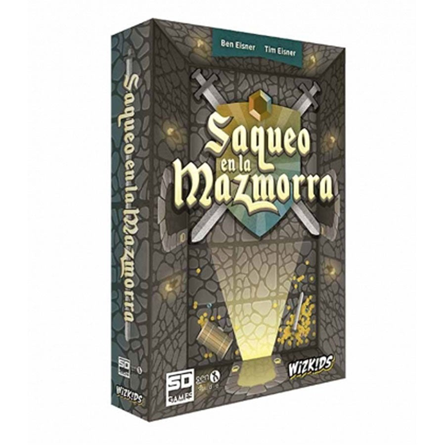 Juego de mesa Saqueo de la Mazmorra, en Español