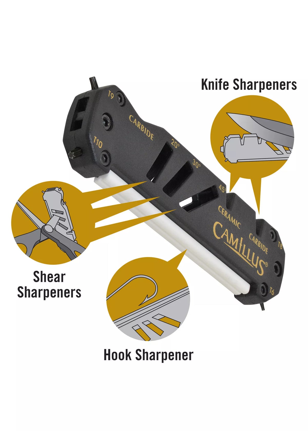 Afilador Camillus modelo GLIDE