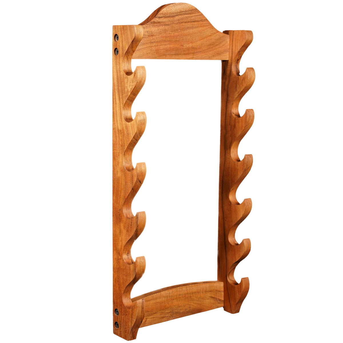 Soporte de pared en madera para colgar hasta 6 espadas