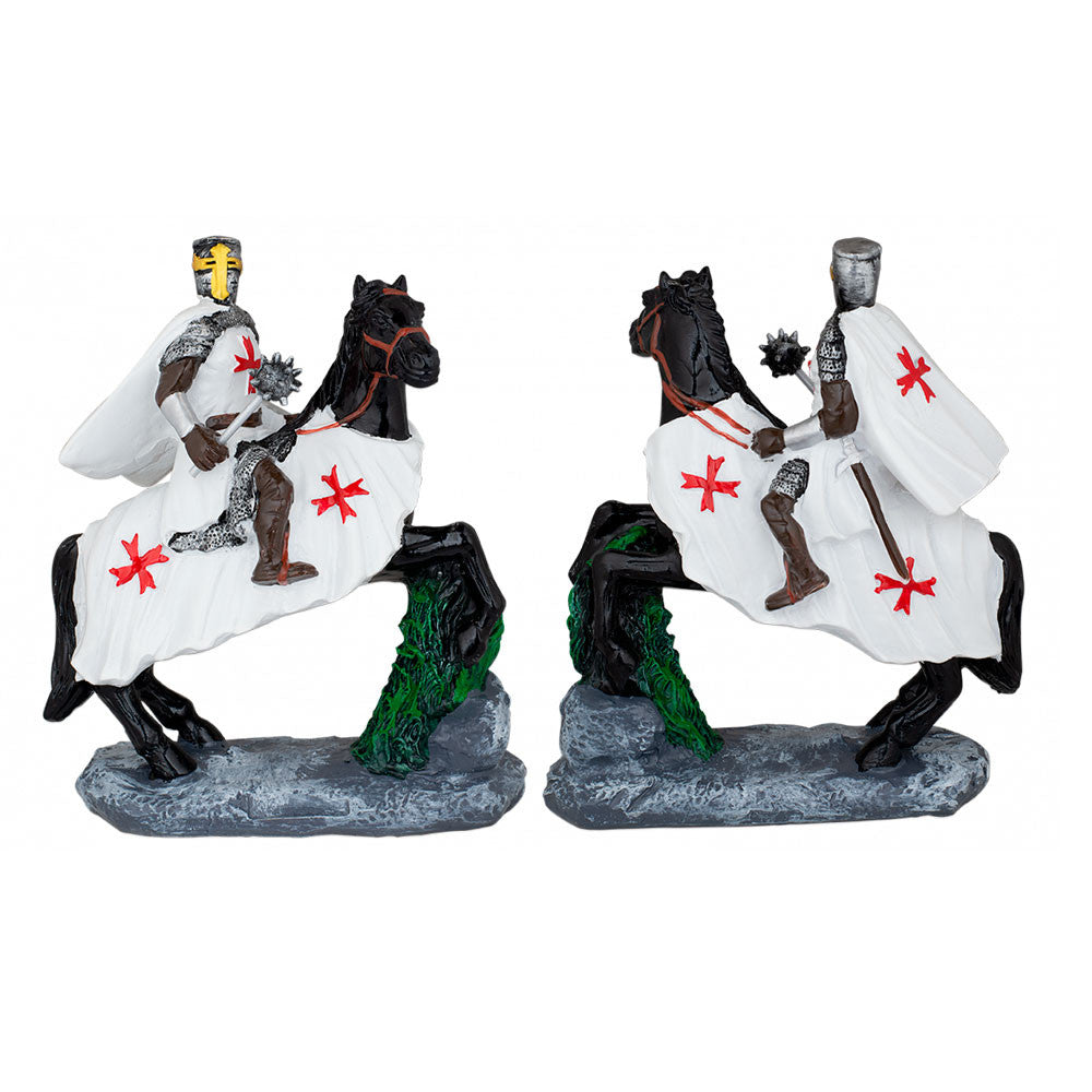Caballero Templario a caballo con maza (12 cm.)