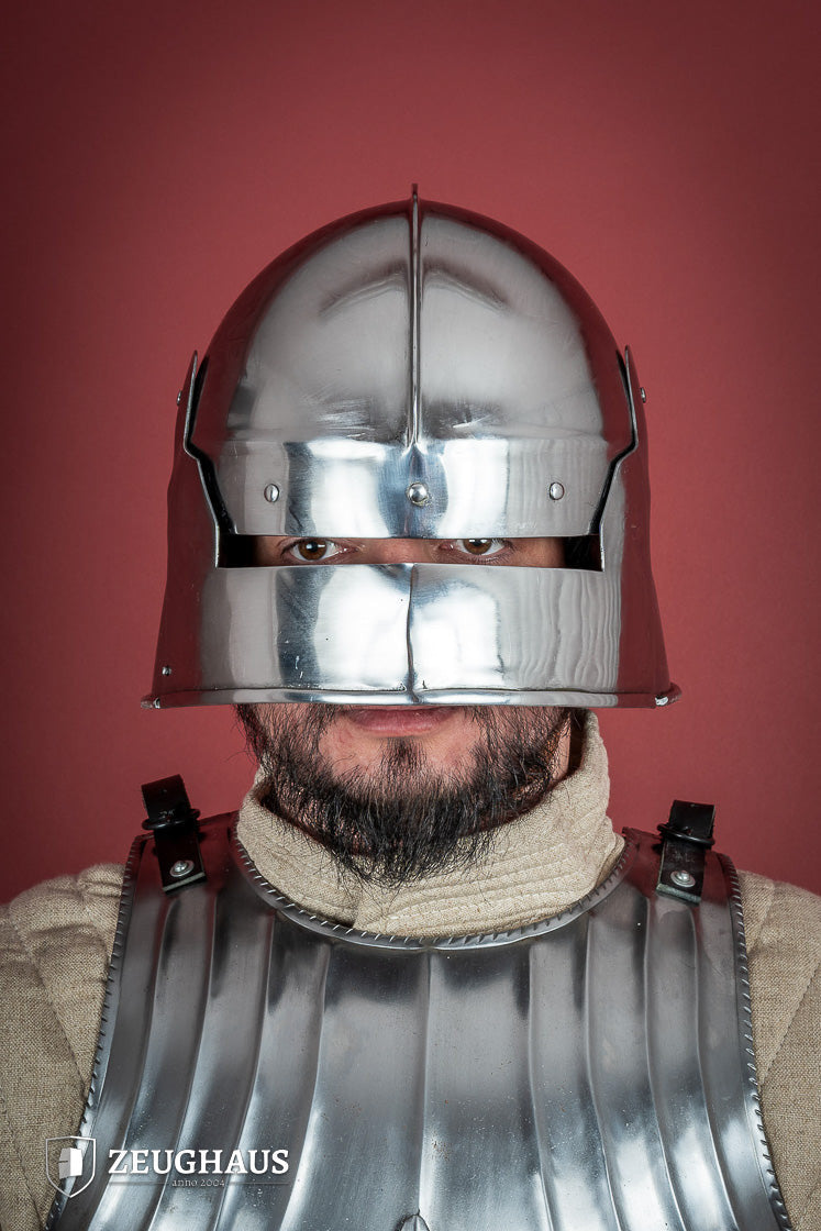 Casco Sallet de Infantería, acabado pulido (1,6 mm.)