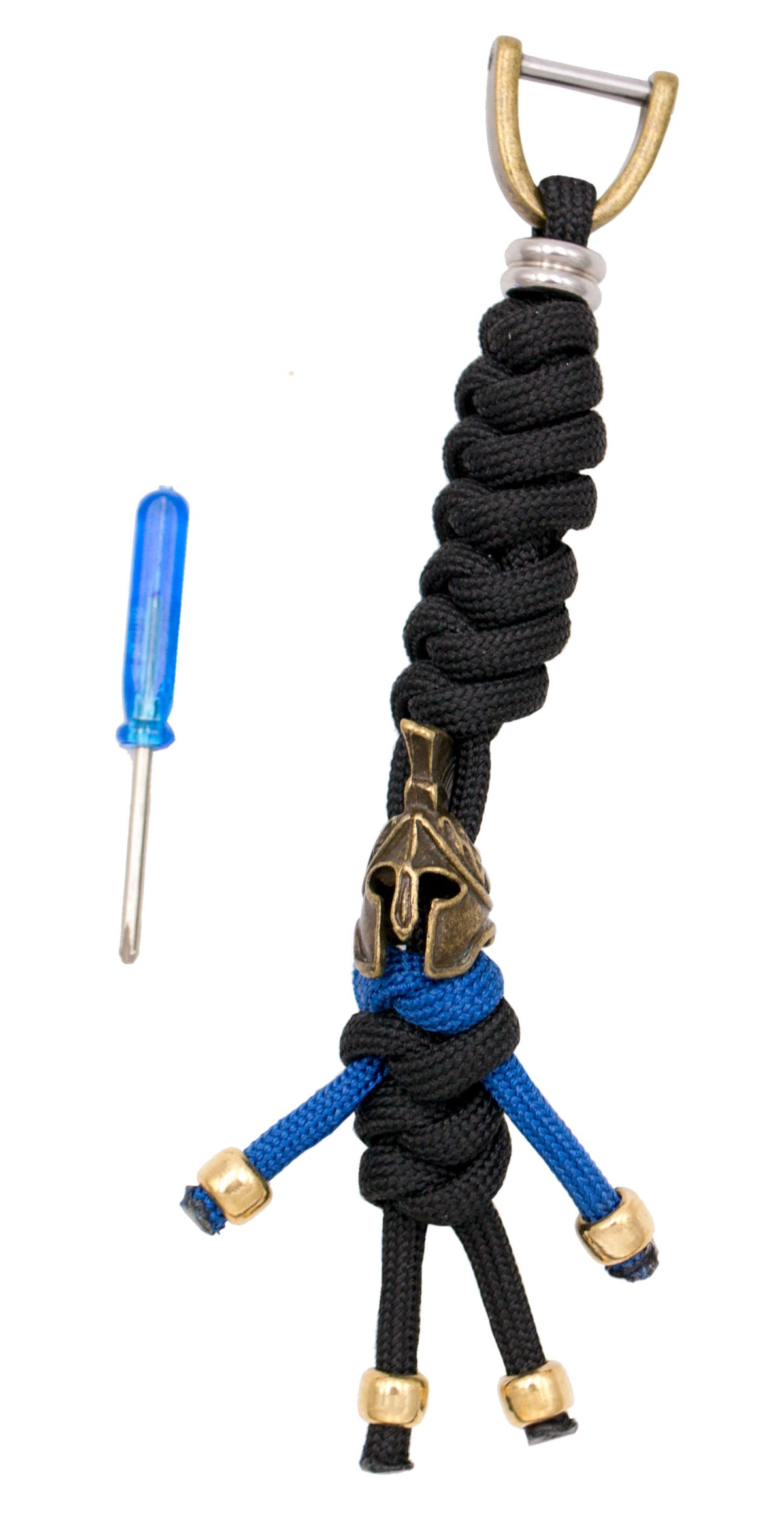 Llavero Paracord modelo Espartano, varios colores