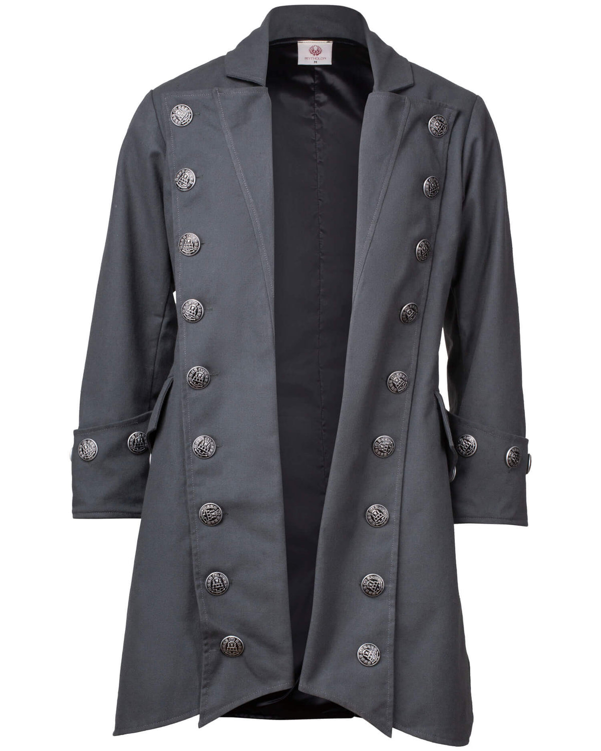 Abrigo medieval Pirata modelo Capitan Chad, color gris